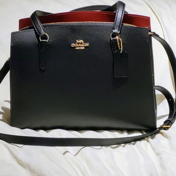 Coach Tatum Carryall Leather Bag - Picture 3 of 6